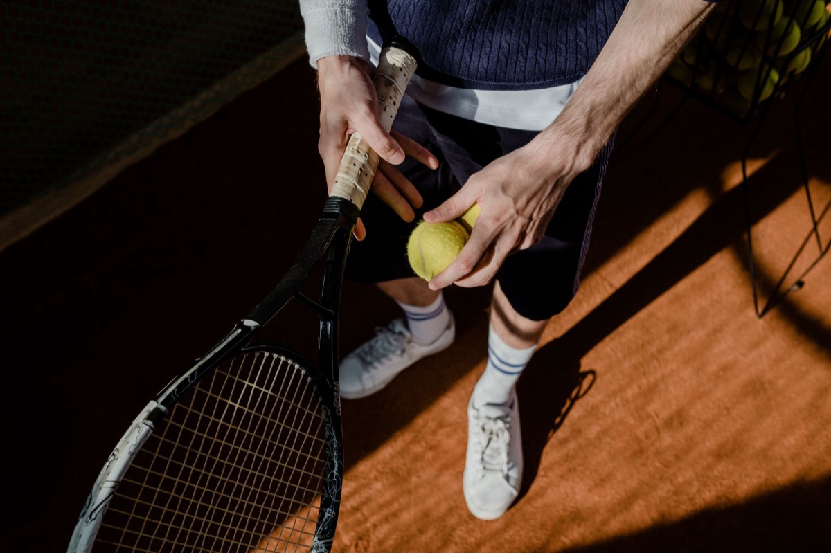 A side-by-side comparison of different tennis grip hand positions on a racket handle.