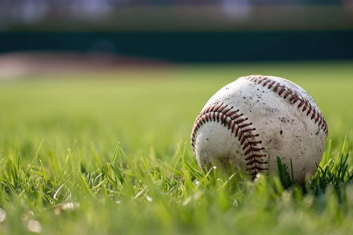 baseball, ball, field, nature, grass, sport, game, stadium, green, lawn