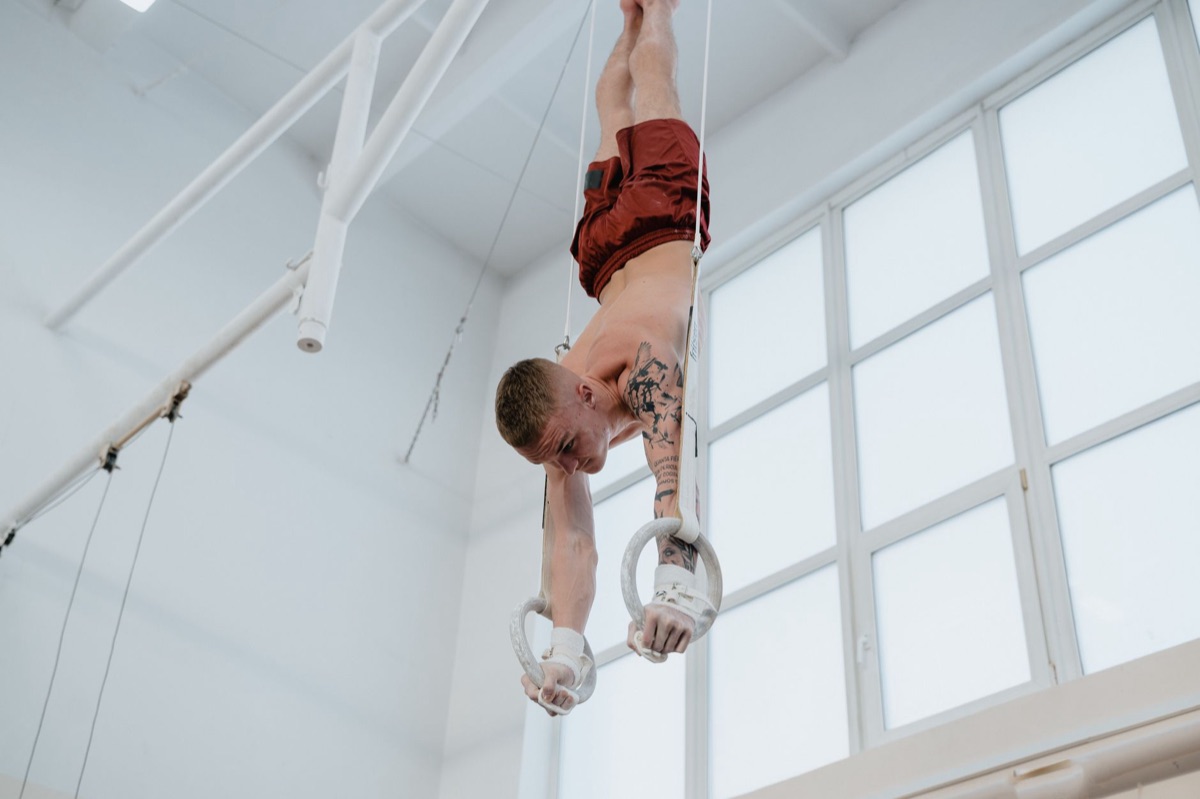 Tapis de réception de gymnastique olympique