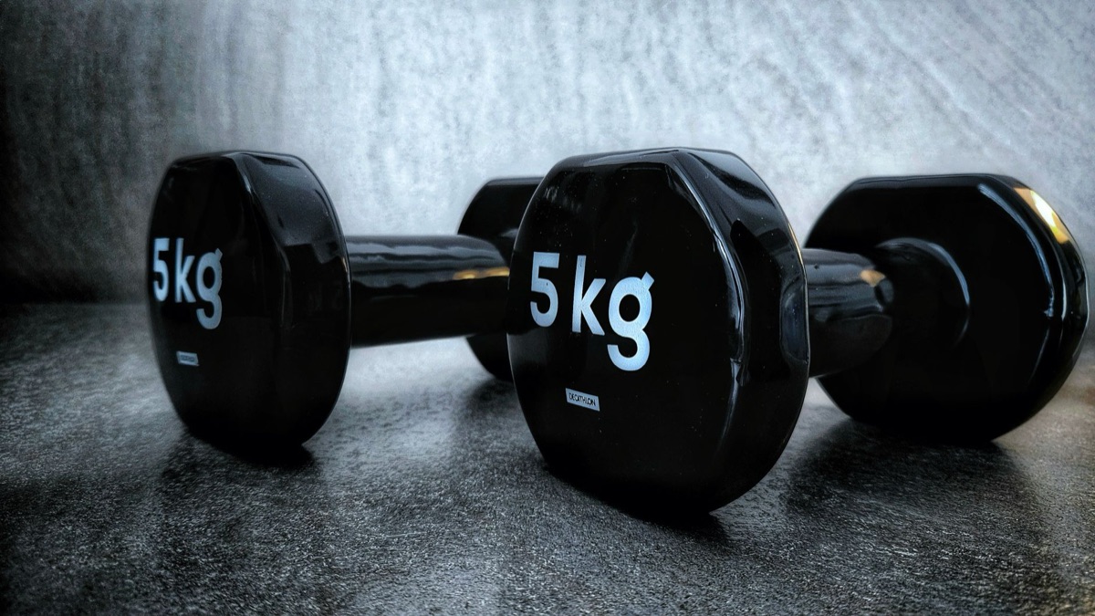 home workout dumbbell set